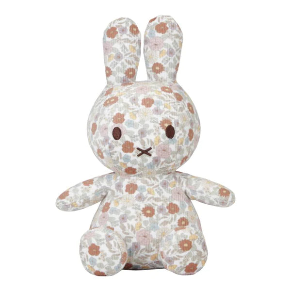 Little Dutch- Miffy Cuddle Toy 35cm All Over Vintage Flowers- Baby at the bank