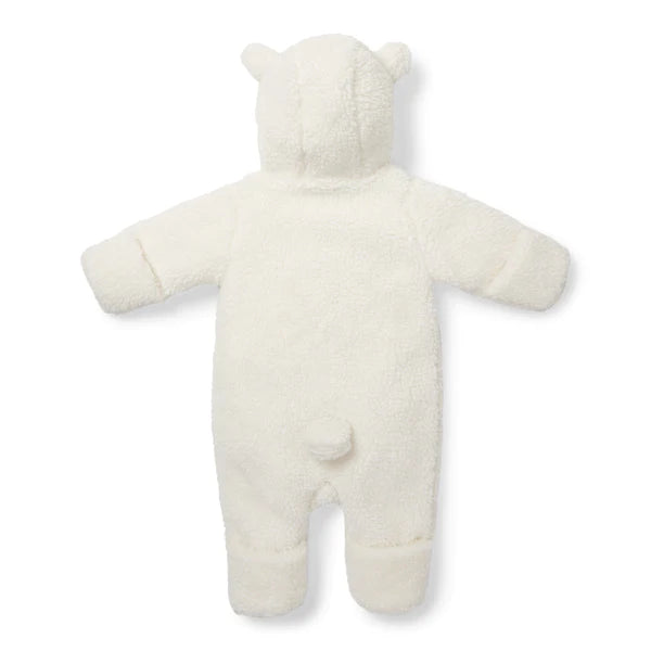 Little Dutch- Teddy One Piece Suit Baby Bunny Off White- Baby at the bank
