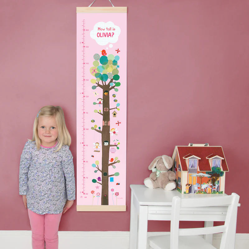 James Ellis- Fairy Tree Height Chart- Baby at the bank