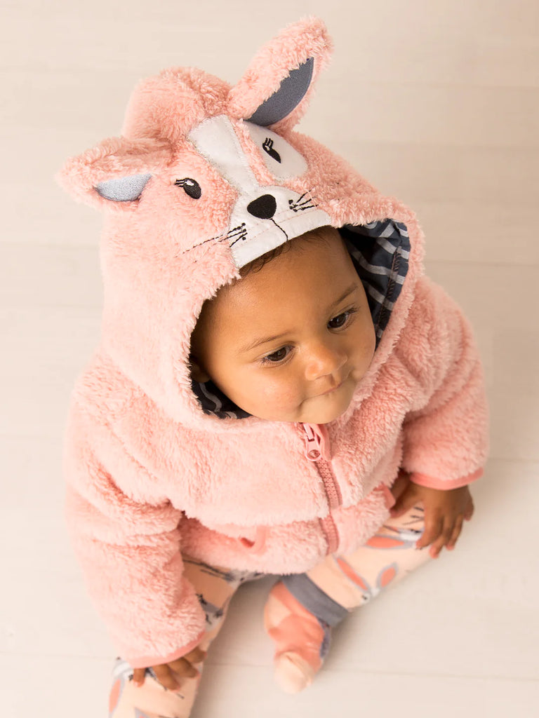 Blade and Rose- Mollie Rose the Bunny Hoodie- Baby at the bank