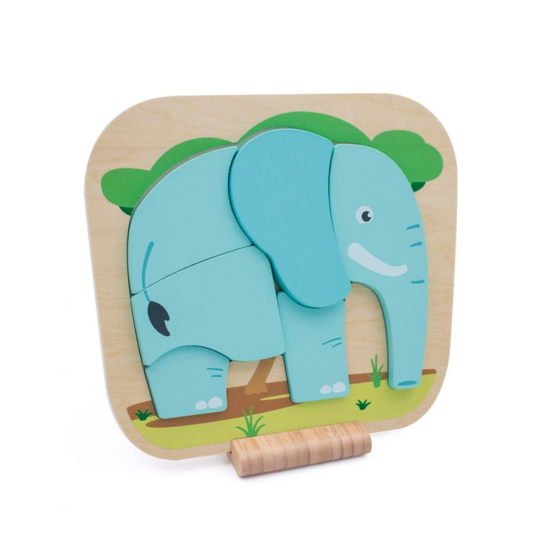 Jumini - Safari Elephant Puzzle- Baby at the bank