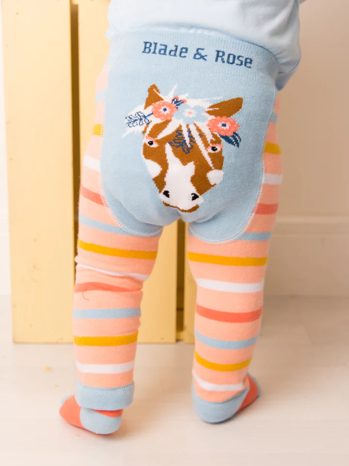 Blade and Rose- Bella the Horse Leggings- Baby at the bank