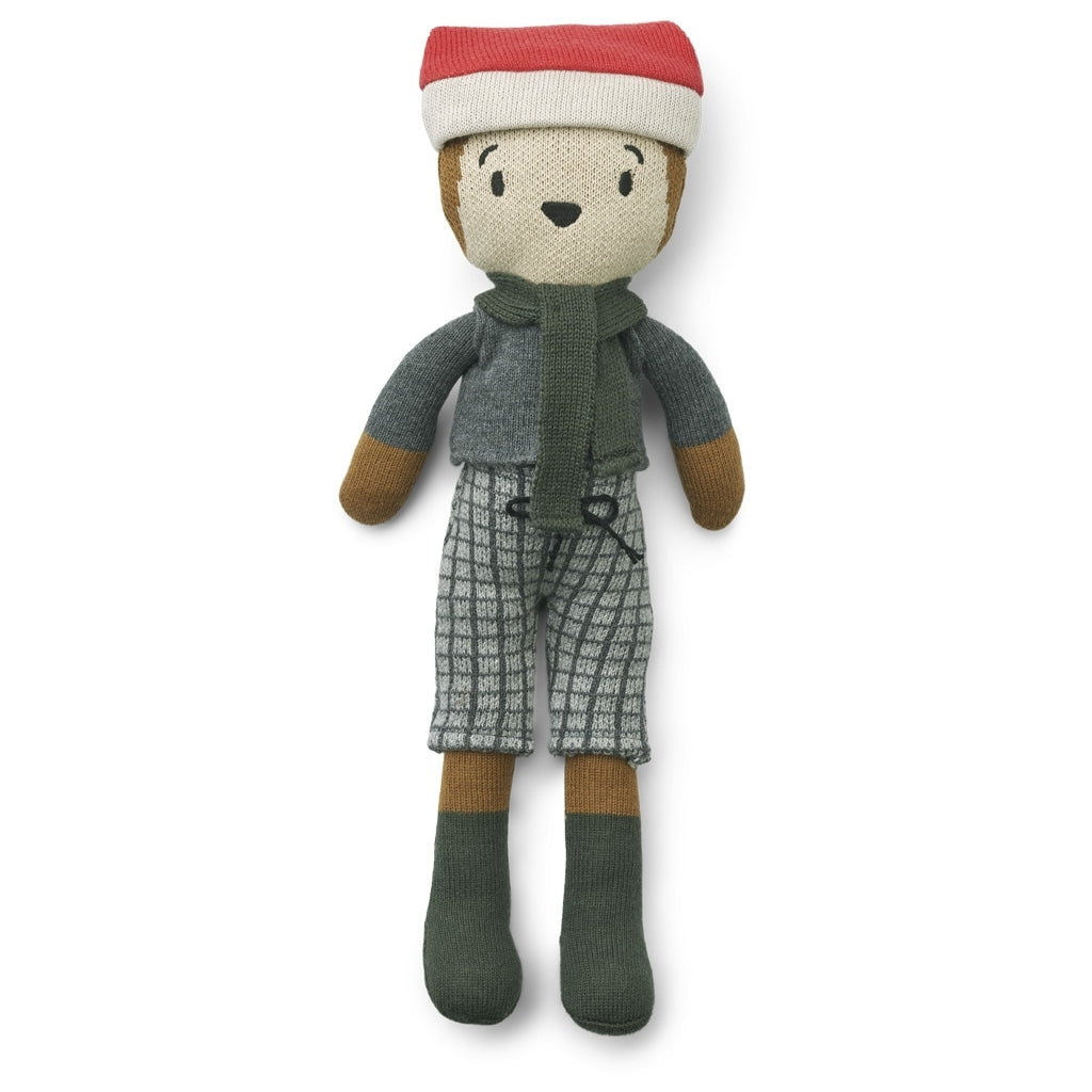 Liewood- Robert Bear Christmas Doll- Baby at the bank