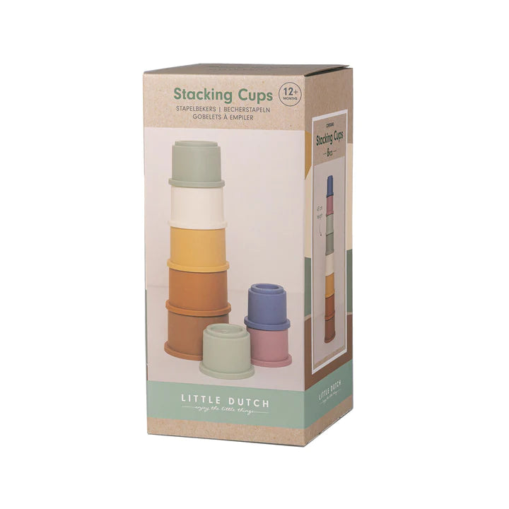 Little Dutch- Vintage Stacking Cups- Baby at the bank