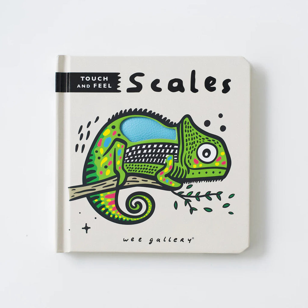 Wee Gallery Touch and Feel Book Scales- Baby at the bank