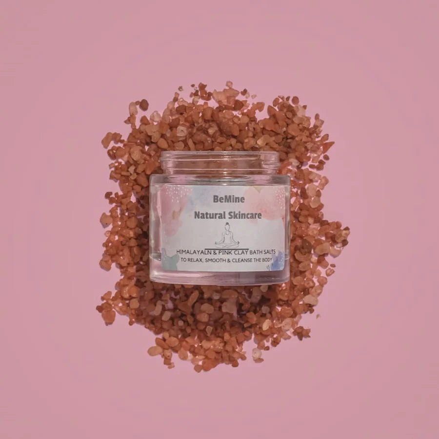 Be Mine- Himalayan and Pink Clay Bath Salt- baby at the bank