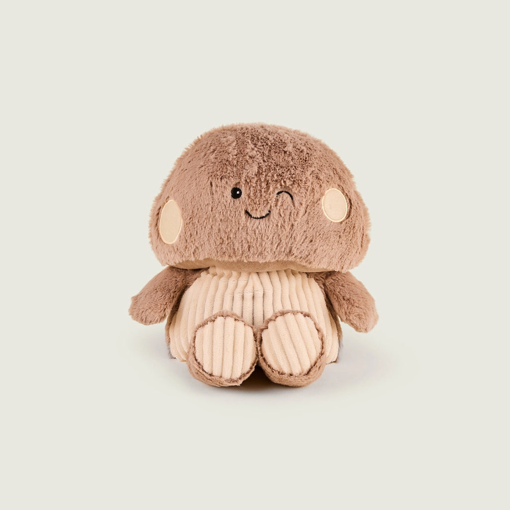 Warmies - Brown Mushroom- baby at the bank