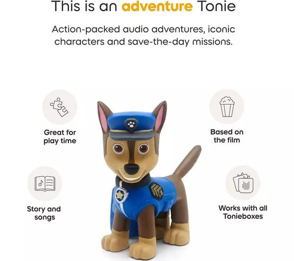 Tonies- Toniebox 2 Moon Grey Play Set Paw Patrol Chase UK- Baby at the bank