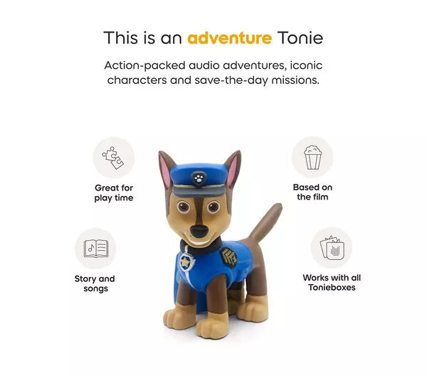 Tonies- Toniebox 2 Sunset Red Play Set Paw Patrol Chase UK- Baby at the bank