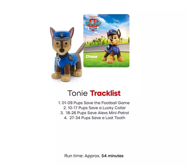 Tonies- Toniebox 2 Sunset Red Play Set Paw Patrol Chase UK- Baby at the bank