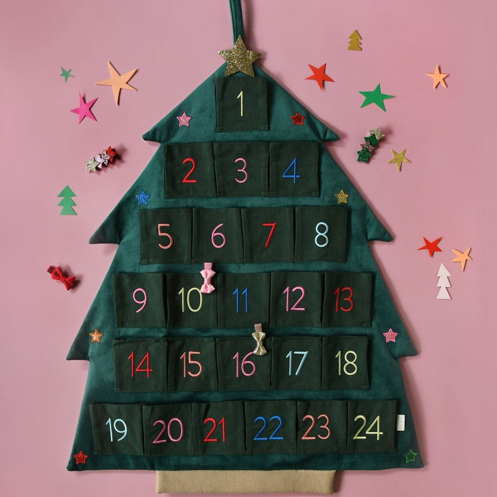 Rockahula- Christmas Tree Starry Advent Calendar- Baby at the bank