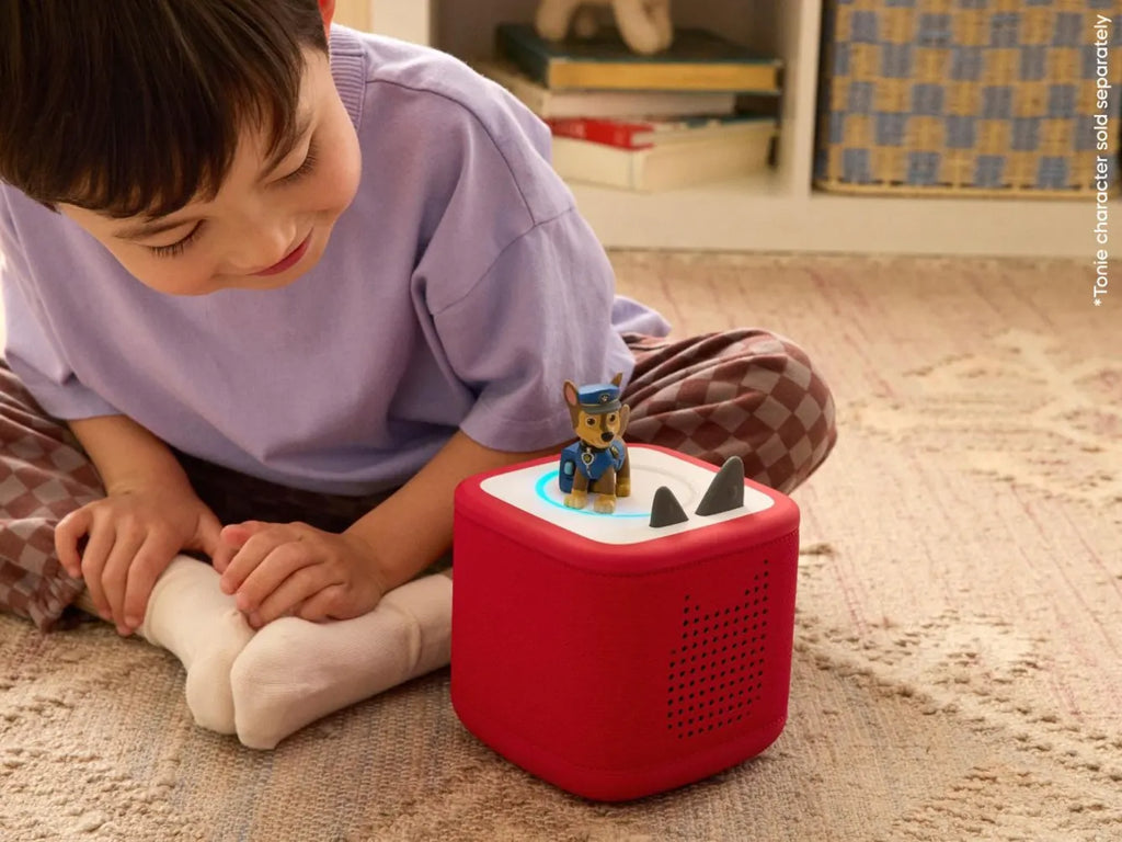 Tonies - Toniebox 2 Tropical Sunset Red With Creative Tonie- baby at the bank