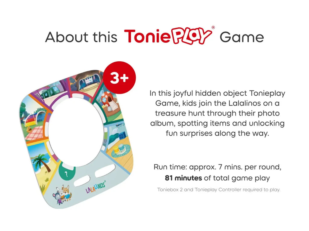 Tonies- Lalalinos Find The Photo- baby at the bank