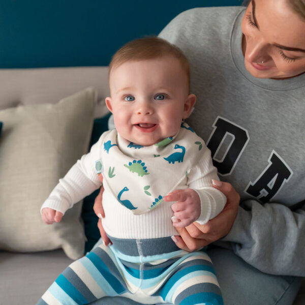 Ziggle- Dino Print Dribble Bib