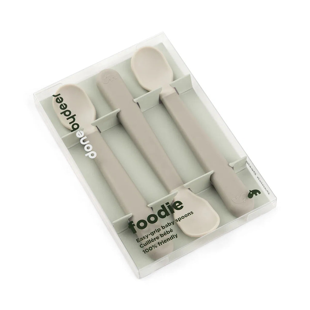 Done By Deer -Foodie Easy Grip Spoons Sand