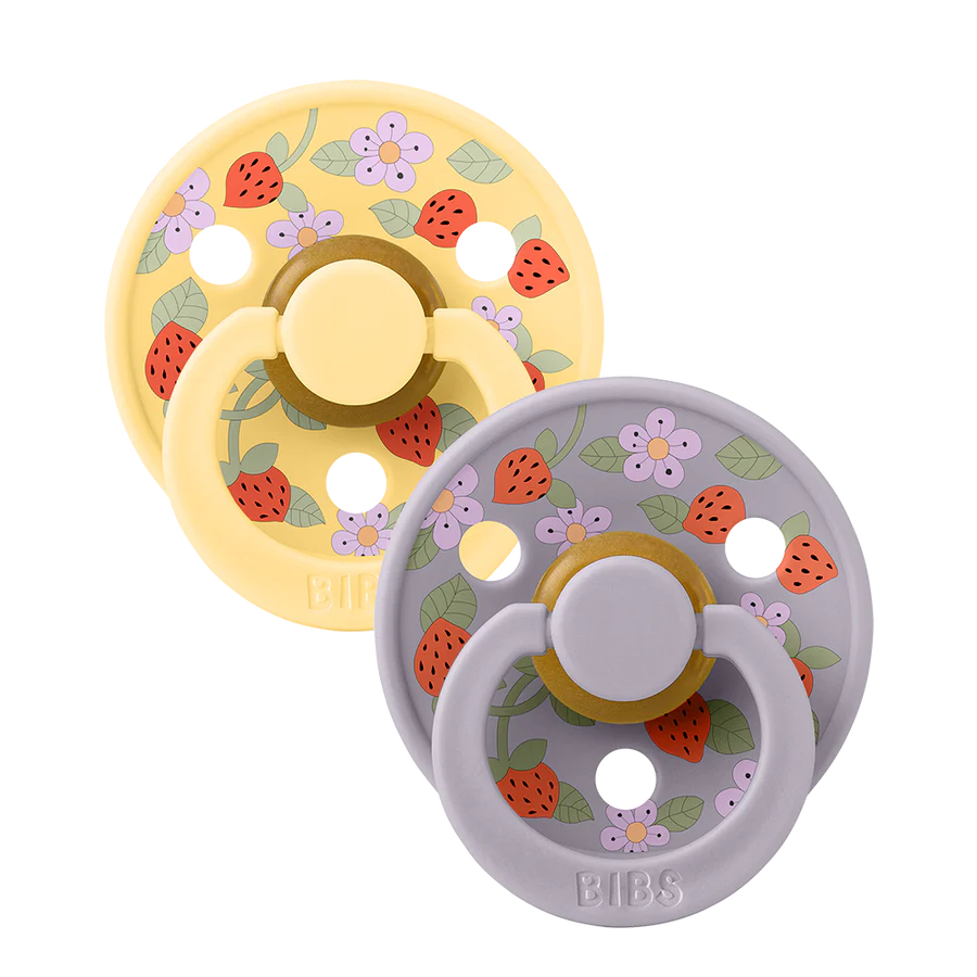 Bibs - Liberty 2 Pack Starberry And Cream Pale Butter Mix
