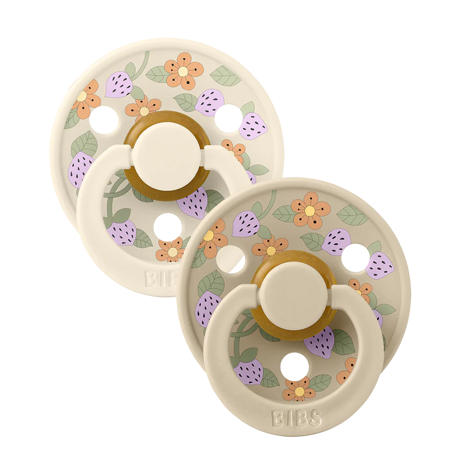 Bibs - Liberty 2 Pack Starberry And Cream Ivory Mix