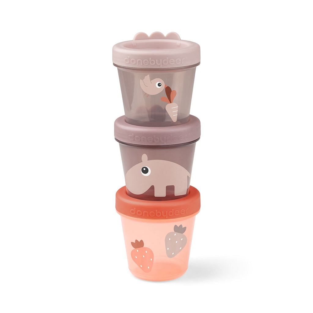 Done By Deer - Baby Food Container 3 Pack Powder- Baby at the bank