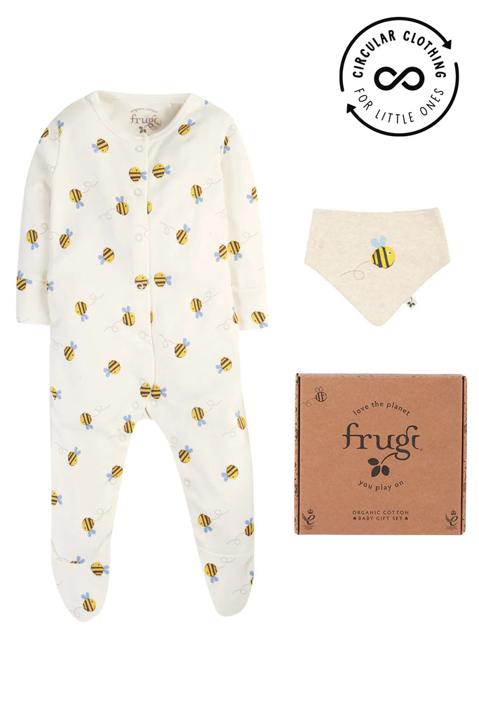 Frugi- Buzzy Bee Gift Set- Baby at the bank
