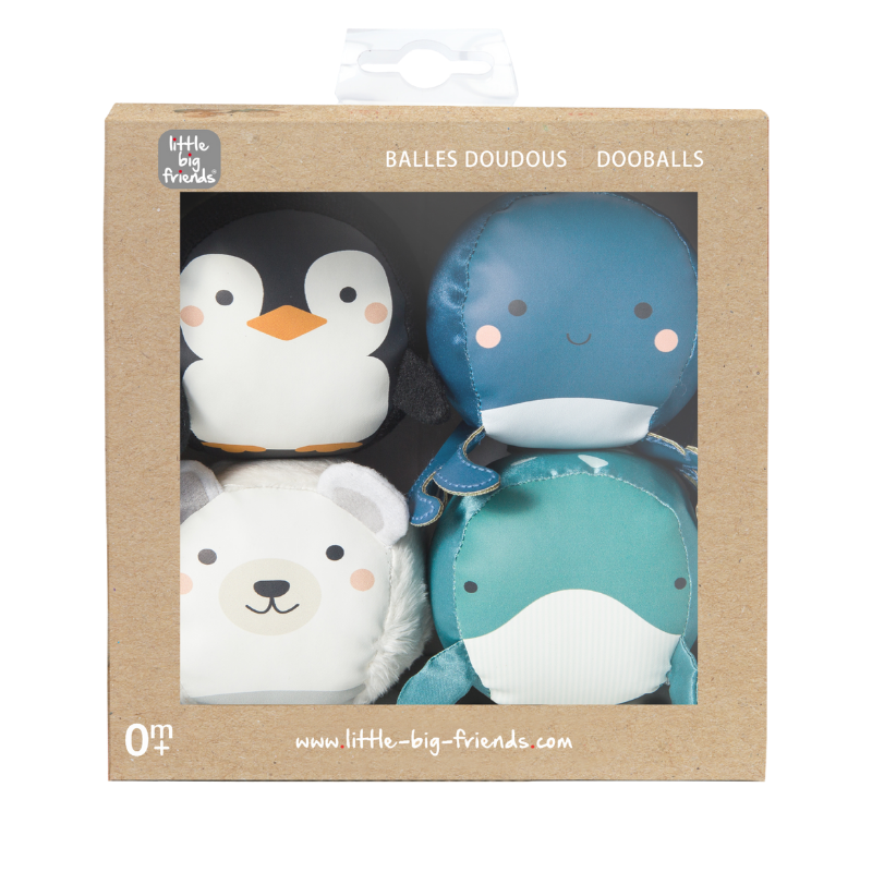 Little Big Friends Dooballs Set of 4 Oceon