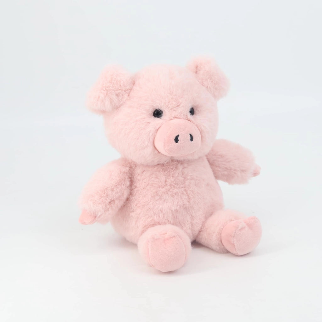 Jomanda- Pig Plush Baby Soft Mini Toy - 11cm- Baby at the bank