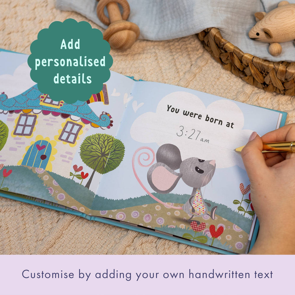 Born In August Gift Book | Baby Shower Gift | Personalised |