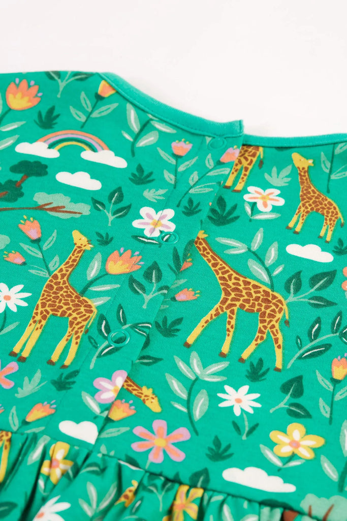 Frugi- Dani Dress A Tower of Giraffes- Baby at the bank