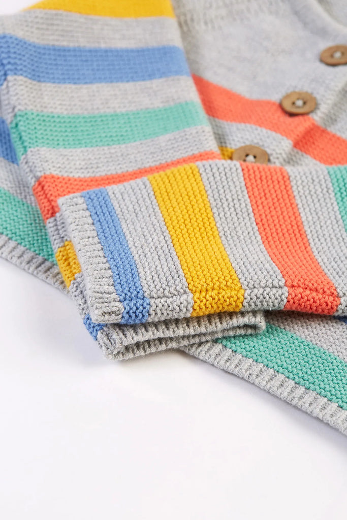 Frugi- Bright As A Button Cardi- Baby at the bank