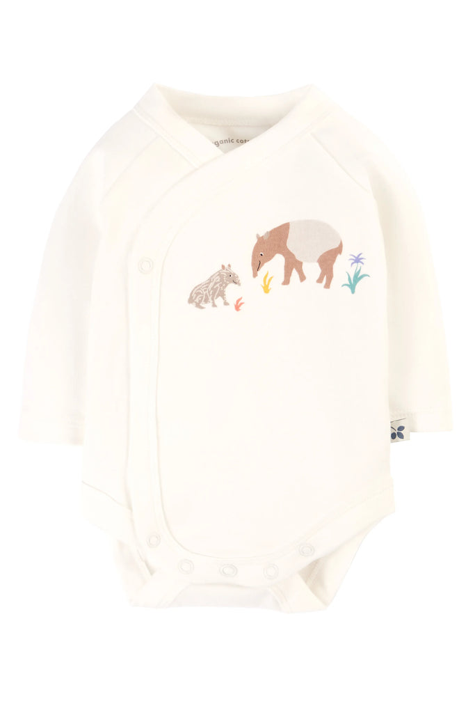 Frugi- Kimono Baby Outfit Tapir Tme- Baby at the bank