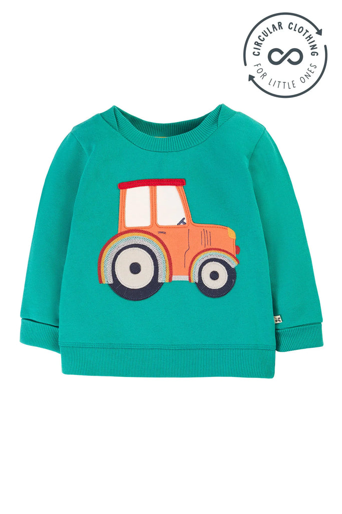 Frugi- Easy On Jumper Tractor- Baby at the bank