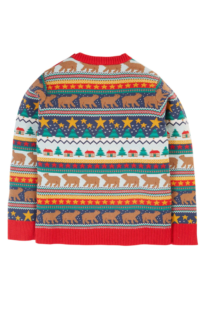 Frugi- Forest Fairisle Christmas Jumper- Baby at the bank