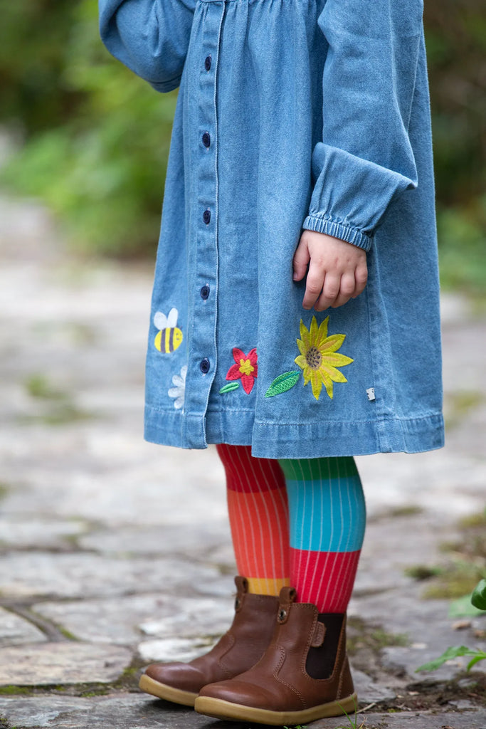 Frugi- Emma Denim Dress- baby at the bank