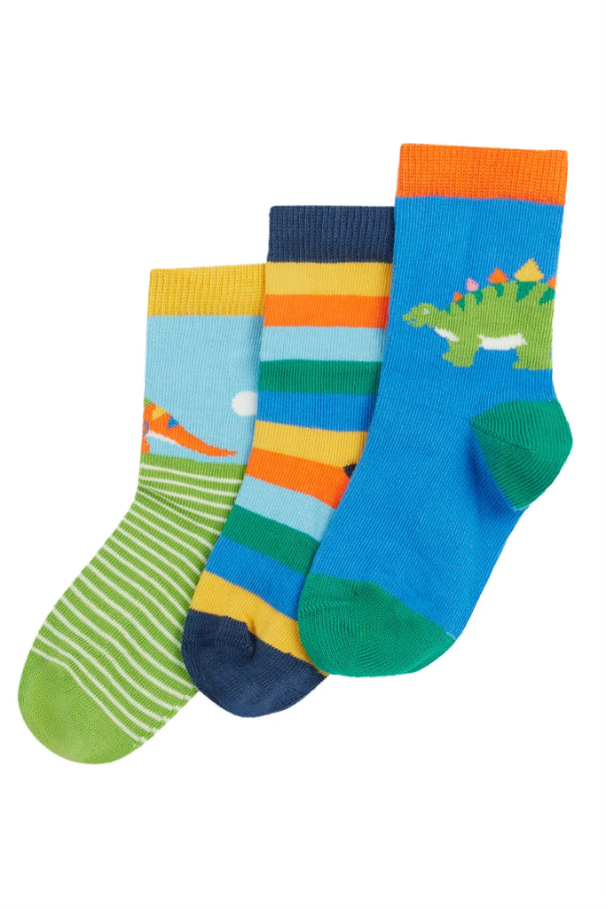 Frugi- Little Socks Dino  Multipack- Baby at the bank