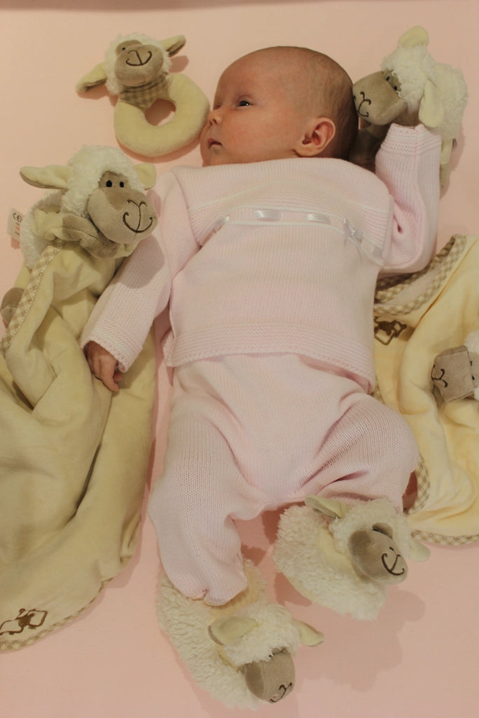 Jomanda- Sheep Baby Plush Soft Toy Soother Comforter 29cm- Baby at the bank