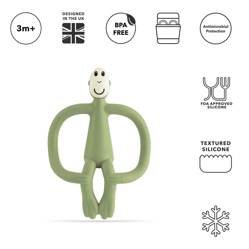 Matchstick Monkey -Teething Olive Green