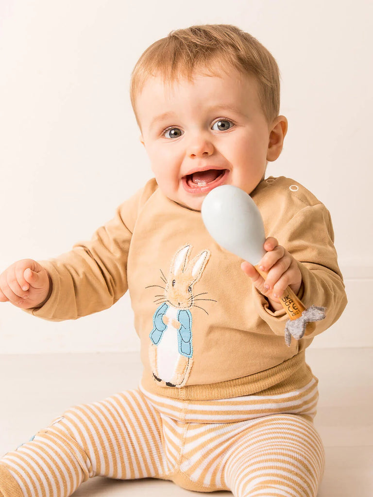 Blade and Rose- Peter Rabbit™ Neutral Top- baby at the bank
