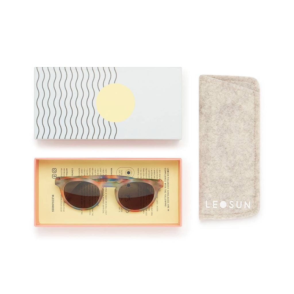 Leo Sun - Sunglasses 0 - 2 years | Faded Rainbow