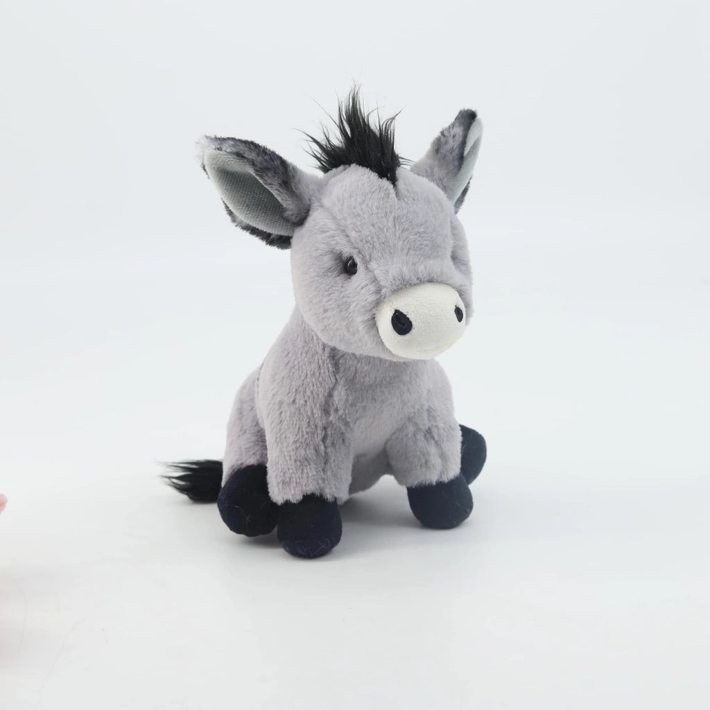 Jomanda - Donkey Plush Baby Soft Mini Toy - 11cm- Baby at the bank