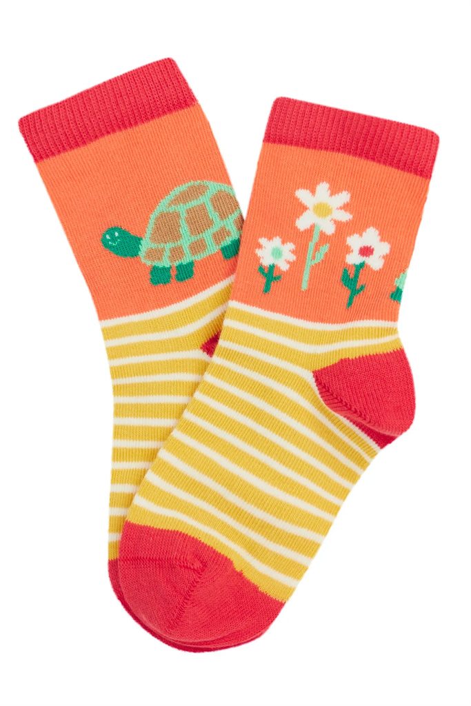 Frugi- Little Socks Daisy Multipack- Baby at the bank