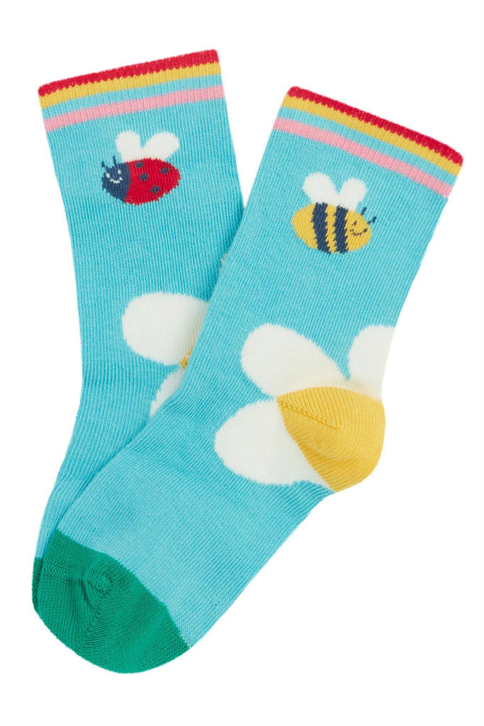 Frugi- Little Socks Daisy Multipack- Baby at the bank