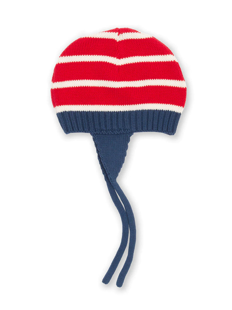 Kite- Stripy Knit Hat- Baby at the bank