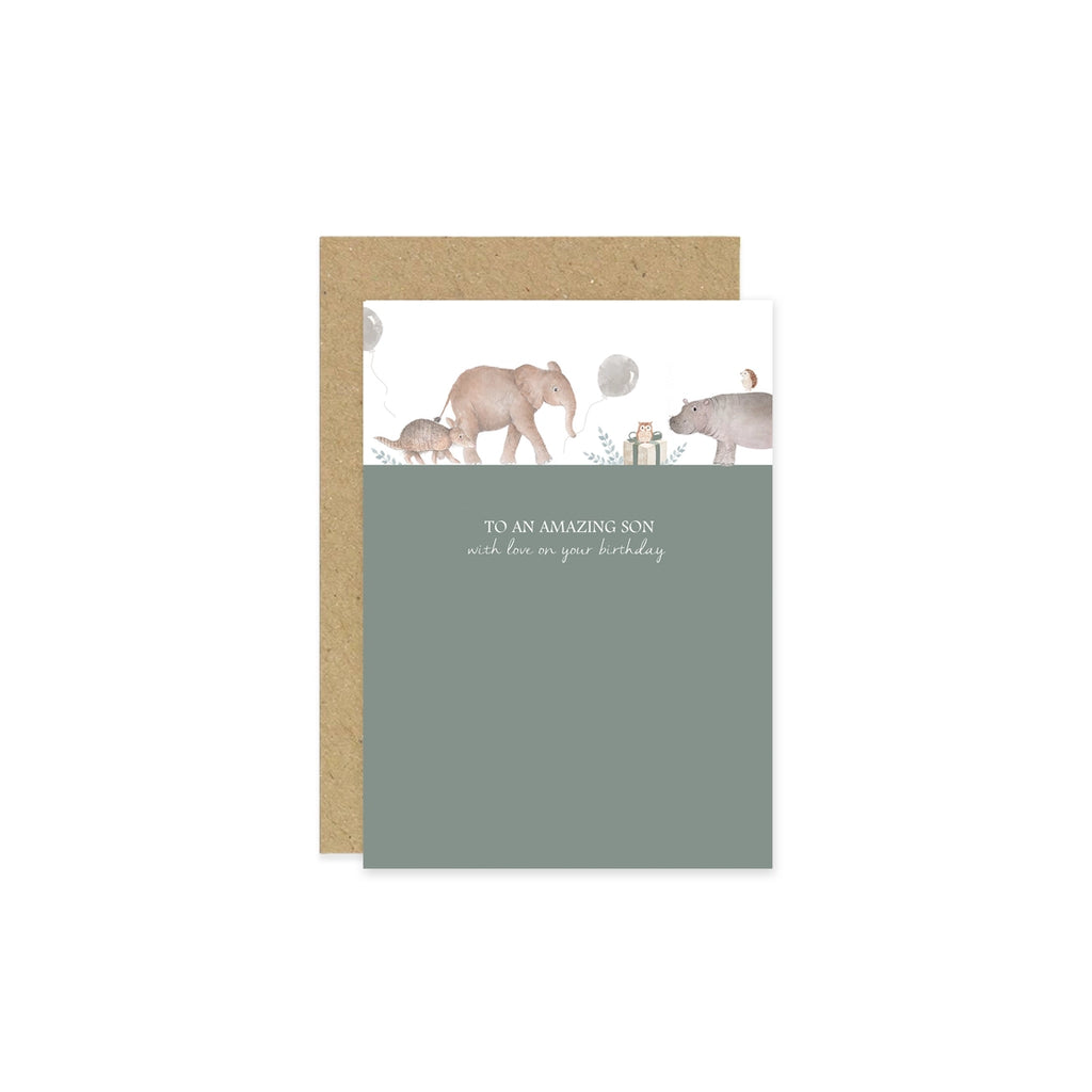 Little Roglets - Son Birthday Card