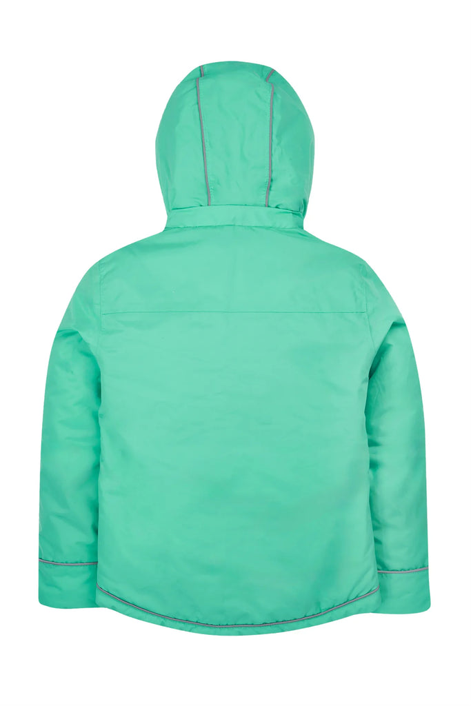 Frugi- Rambler 3 in 1 Coat Dragon/Mushroom Field- Baby at the bank