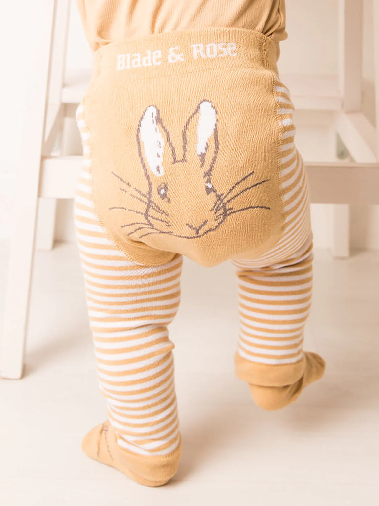 Blade and Rose- Peter Rabbit™ Neutral Leggings-baby at the bank