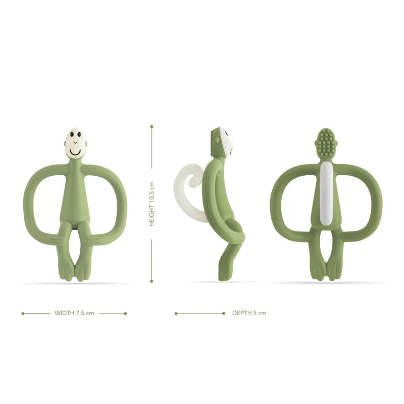 Matchstick Monkey -Teething Olive Green