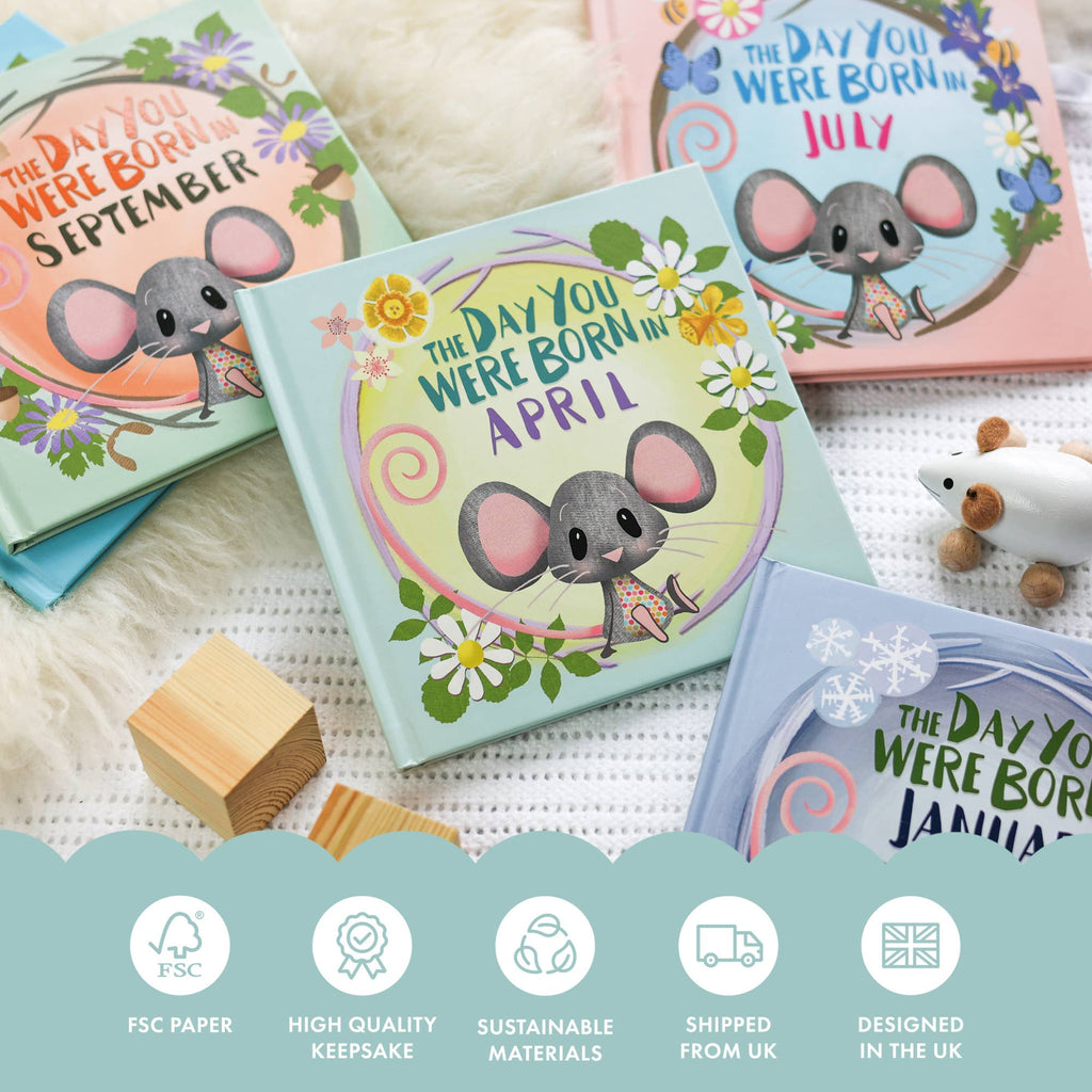 Born In May Gift Book | Baby Shower Gift | Newborn Gift
