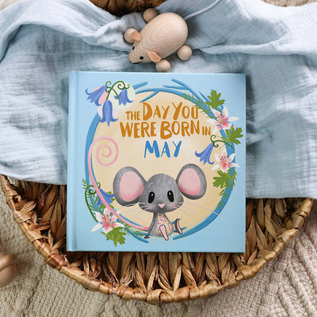 Born In May Gift Book | Baby Shower Gift | Newborn Gift