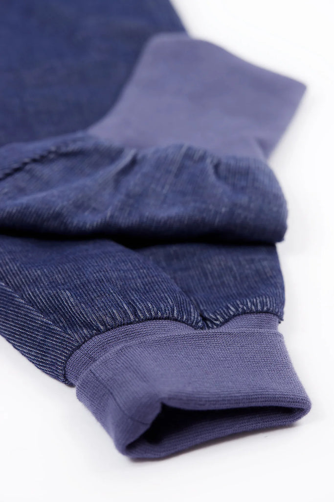 Frugi- Cord Pull Ups Ink Blue- Baby at the bank