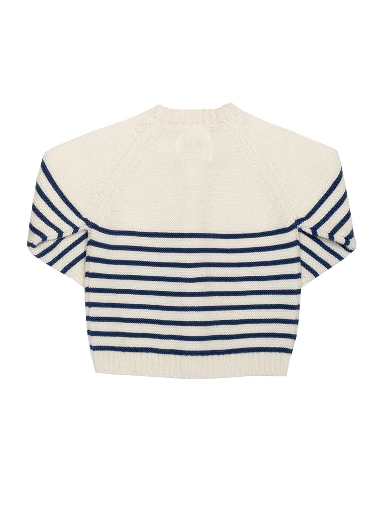 Kite- My First Cardi Classic Stripe- Baby at the bank