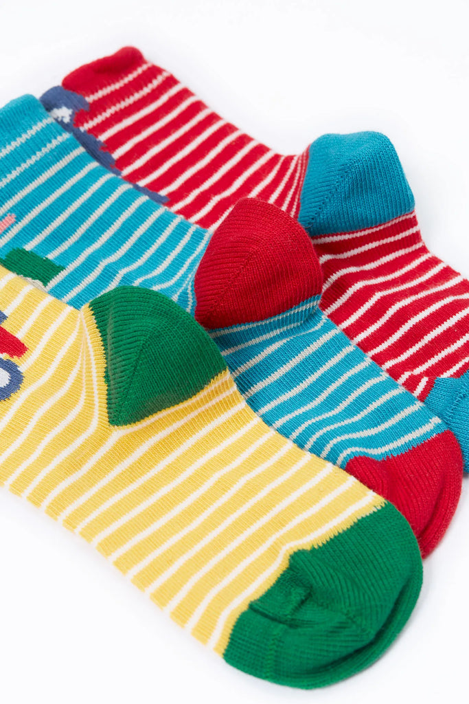 Frugi- Little Socks 3PK Farm Multipack- Baby at the bank